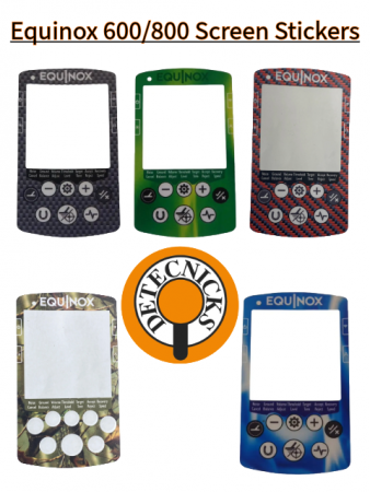 Minelab Equinox screen stickers